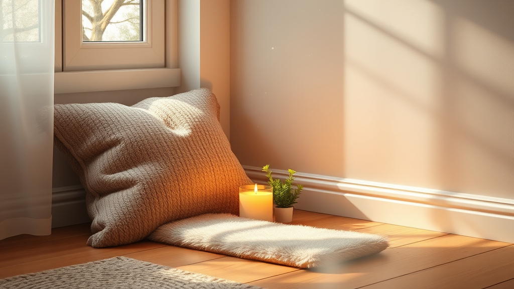 meditation space at home for beginners